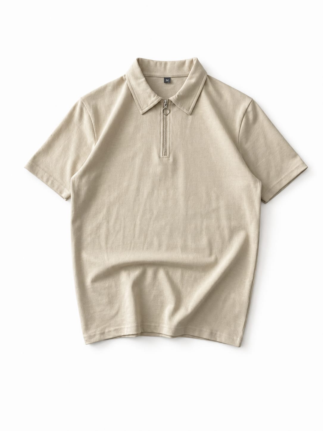 Boys Simple Zip Polo
