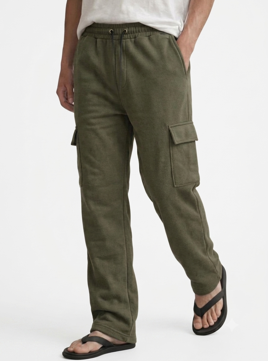 Cargo Pocket Straight Trouser.