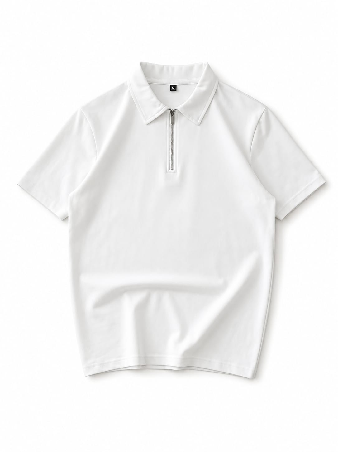 Boys Simple Zip Polo