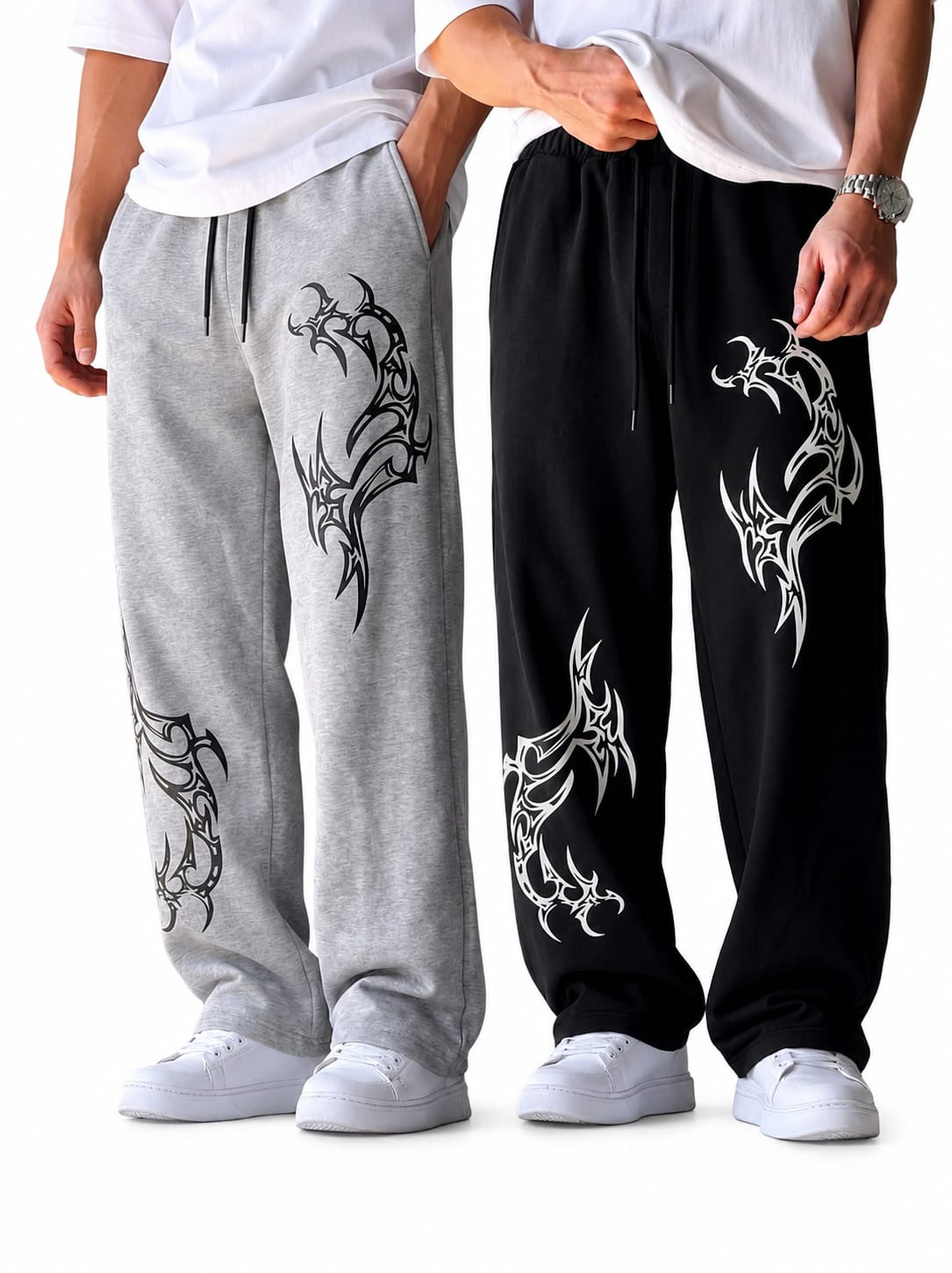 Tribal Print Baggy Trousers