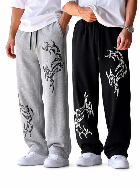 Tribal Print Baggy Trousers